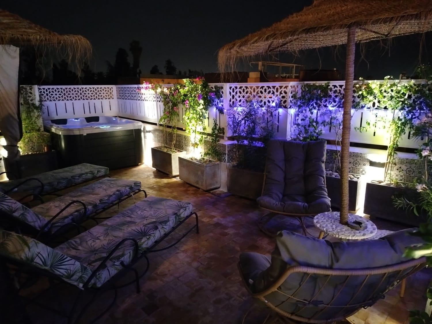 Riad & Spa Sous Le Soleil Chez Jerome Et Pamela Ch Lagon Марракеш Экстерьер фото